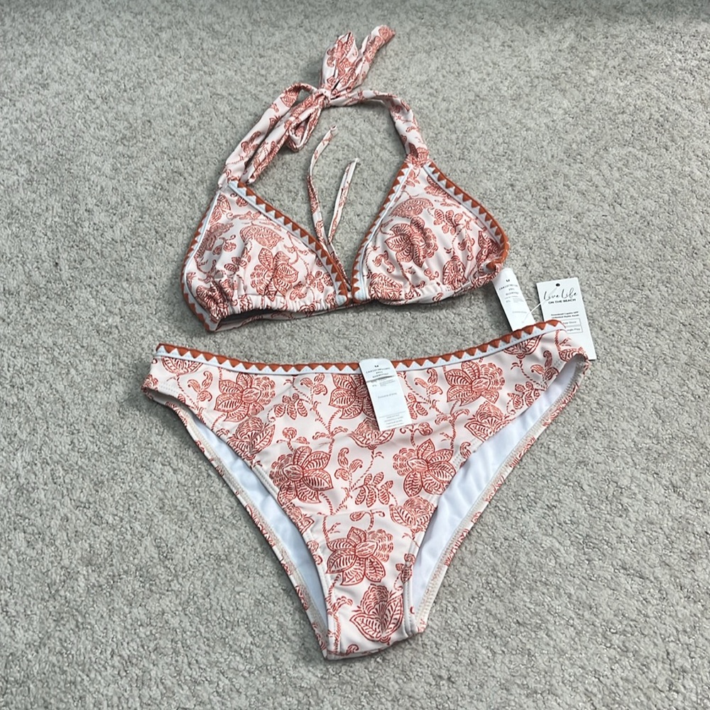 NWT Floral Halter Bikini Set (Cupshe) - Picture 5 of 7